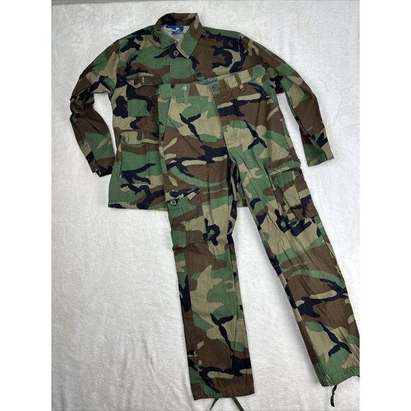 Propper Military Army woodland camouflage Youth Kids Boy Set Size 16 Pants Top - Picture 1 of 12